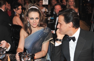 People & Parties - Elizabeth Hurley and Arun Nayer