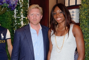 People & Parties - Boris Becker and Venus Williams